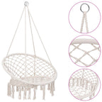 VidaXL Hangstoel 80 cm beige