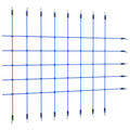 Vidaxl klimnet 200x150 cm blauw