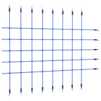Vidaxl klimnet 200x150 cm blauw