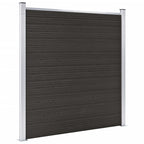 VidaXL Schuttingpaneel 180x186 cm HKC zwart