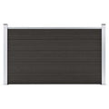 Vidaxl schuttingpaneel 180x105 cm hkc zwart