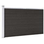 Vidaxl schuttingpaneel 175x105 cm hkc zwart