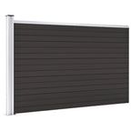 Vidaxl schuttingpaneel 175x105 cm hkc zwart