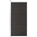 Vidaxl schuttingpaneel 95x186 cm hkc grijs