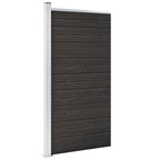 Vidaxl schuttingpaneel 95x186 cm hkc grijs