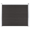 Vidaxl schuttingpaneel 180x146 cm hkc zwart