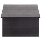 Vidaxl overkapping voor grasmaaier 80x80x70 cm hkc