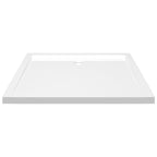 Vidaxl douchebak rechthoekig 80x100 cm abs