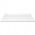 Vidaxl douchebak rechthoekig 70x100 cm abs wit