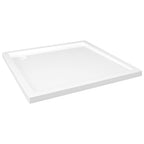 Vidaxl douchebak vierkant 80x80 cm abs wit