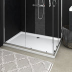 Vidaxl douchebak rechthoekig 80x120 cm abs wit