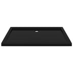 Vidaxl douchebak rechthoekig 80x110 cm abs zwart