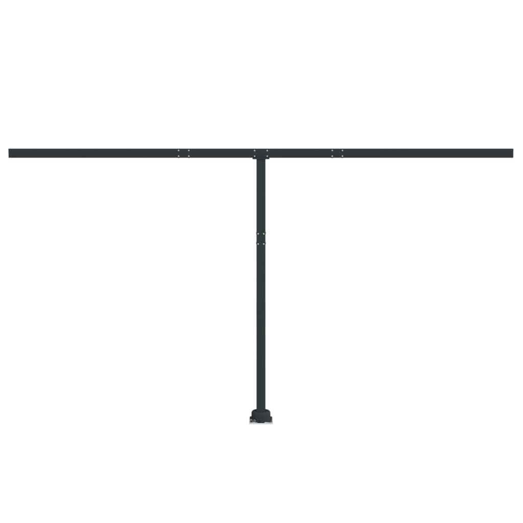 VidaXL Luifelpaalset 450x245 cm ijzer antracietkleurig