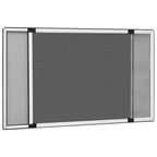 Vidaxl raamhor uitschuifbaar (100-193)x75 cm wit
