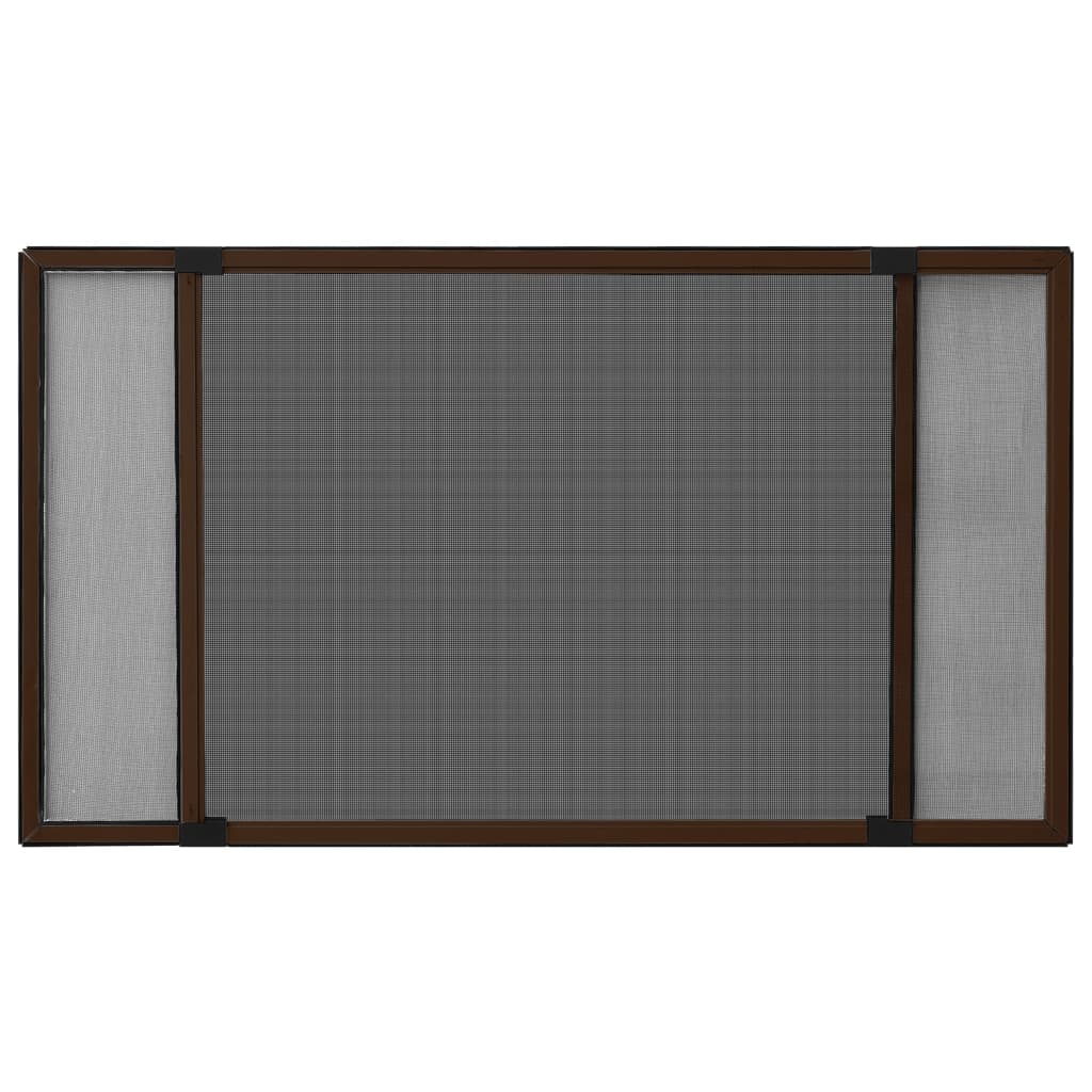 Vidaxl raamhor uitschuifbaar (100-193)x75 cm bruin