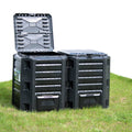 Vidaxl compostbak 1200 l zwart