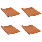 Vidaxl deurfolies zelfklevend 4 st 210x90 cm pvc lichteikenkleurig