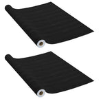 Vidaxl meubelfolies zelfklevend 2 st 500x90 cm pvc donkerhoutkleurig