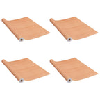 Vidaxl meubelfolies zelfklevend 2 st 500x90 cm pvc japans eikenkleurig