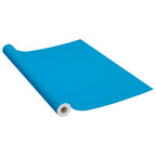 Vidaxl meubelfolies zelfklevend 2 st 500x90 cm pvc azuurblauw