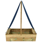VidaXL Zandbak met dak 80x60x97,5 cm geïmpregneerd grenenhout