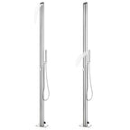 Vidaxl buitendouche 220 cm roestvrij staal