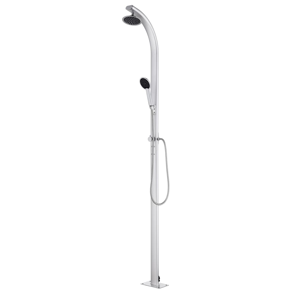Vidaxl buitendouche 215 cm aluminium