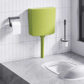 Vidaxl toiletstortbak met watertoevoer onderin 3 6 l olijfgroen