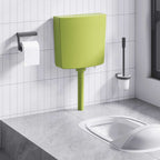 Vidaxl toiletstortbak met watertoevoer onderin 3 6 l olijfgroen