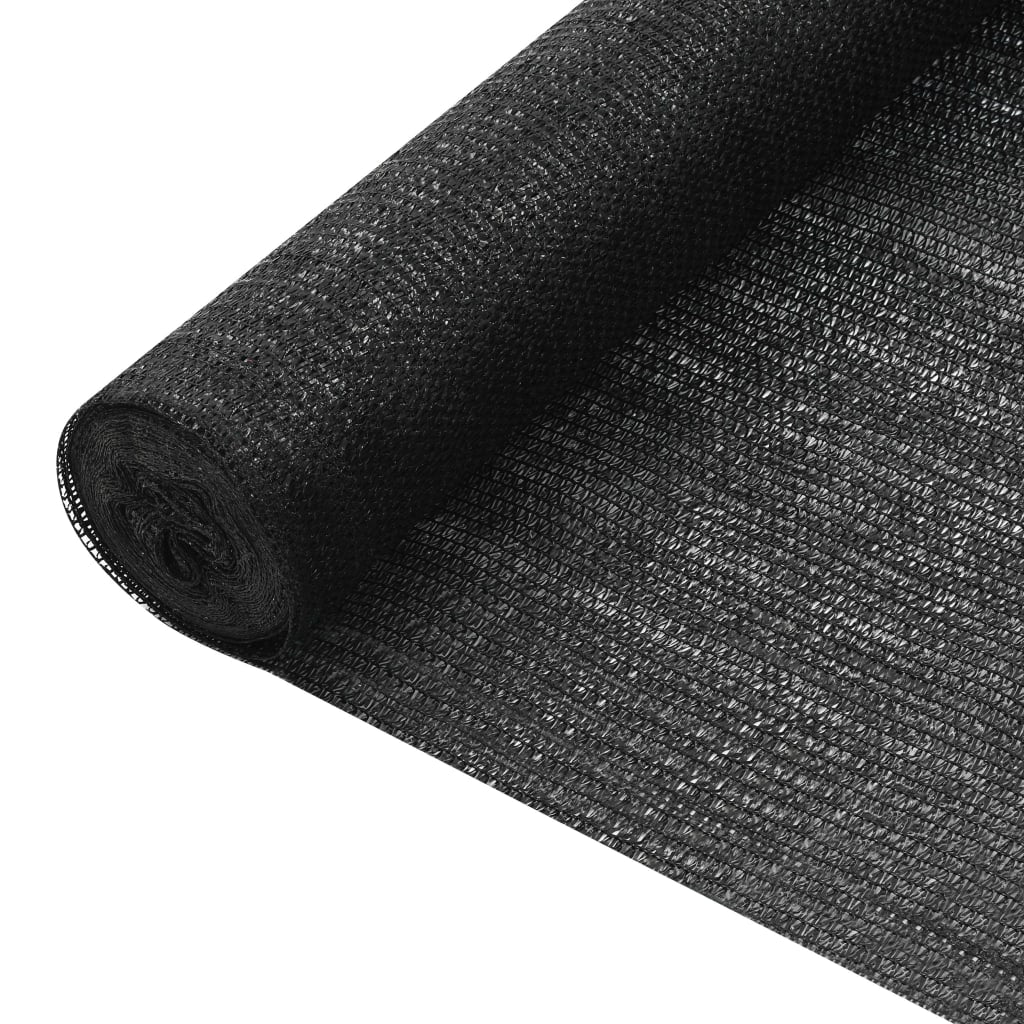 Vidaxl privacynet 75 g m² 3,6x50 m hdpe zwart