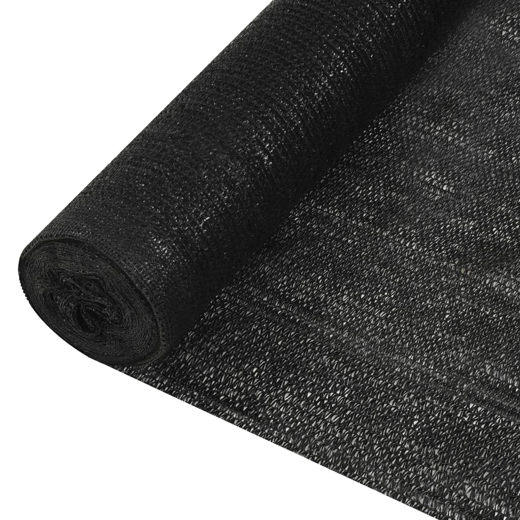 VidaXL Privacynet 150 g m² 1,2x25 m HDPE zwart
