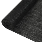 Vidaxl privacynet 195 g m² 1,5x50 m hdpe zwart