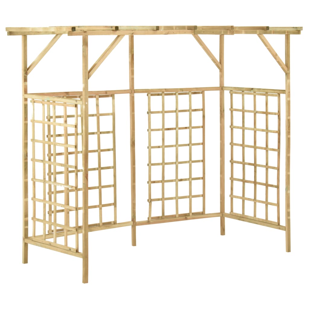 VidaXL Pergola voor 3 containers geïmpregneerd grenenhout