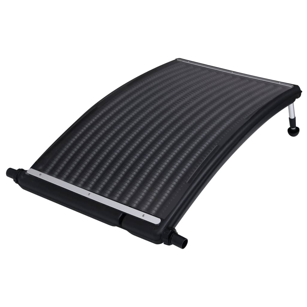 Vidaxl zwembadverwarmingspaneel solar 2 st gebogen 110x65 cm