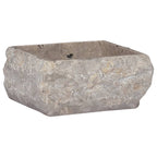 Vidaxl gootsteen 30x30x13 cm marmer grijs