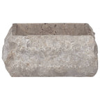Vidaxl gootsteen 30x30x13 cm marmer grijs
