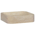 Vidaxl gootsteen 40x40x10 cm marmer crèmekleurig