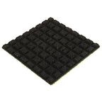 VidaXL Kunstgrastegels 4 st 50x50x2,5 cm rubber