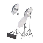 Vidaxl fotostudioset met lampen, paraplu's, achtergrond en reflector
