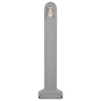 Vidaxl waterzuil met kraan steen-look lichtgrijs