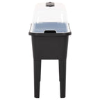 Vidaxl plantenbak verhoogd 77x38,7x82 cm pp