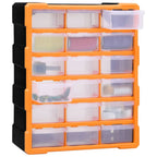 Vidaxl organiser met 18 medium lades 38x16x47 cm