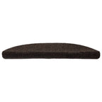 Vidaxl trapmatten zelfklevend 10 stuks 56x17x3 cm bruin halfrond