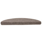 Vidaxl trapmatten zelfklevend 5 stuks 56x17x3 cm beige halfrond