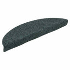 Vidaxl trapmatten zelfklevend 5 stuks 56x17x3 cm groen halfrond
