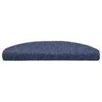Vidaxl trapmatten zelfklevend 10 stuks 65x21x4 cm blauw halfrond groot