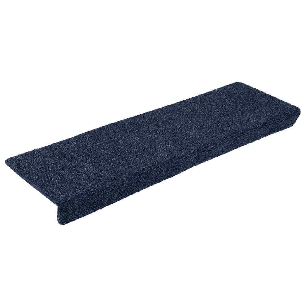 Vidaxl trapmatten zelfklevend 5 stuks 65x21x4 cm antraciet rechthoekige rand
