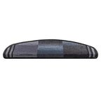 Vidaxl trapmatten zelfklevend 5 st 65x21x4 cm zwart en grijs