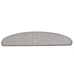Vidaxl trapmatten zelfklevend 15 st sisal-look 65x21x4 cm platinakleur