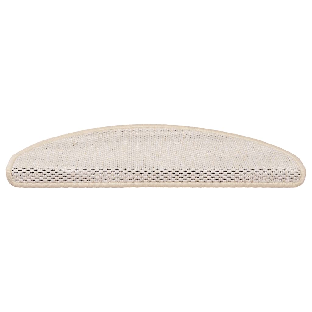 Vidaxl trapmatten zelfklevend 15 st sisal-look 65x21x4 cm berber